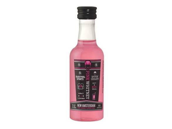 Order Pink Whitney by New Amsterdam Vodka - 50ml Bottle food online from Josh Wines & Liquors Inc store, New York on bringmethat.com