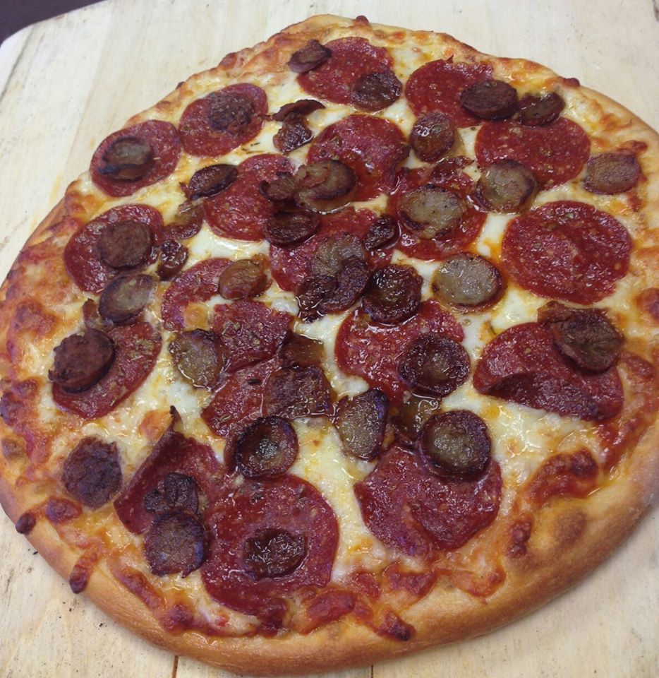 Order Personal Pizza (7") food online from Double Dose Deli store, Linwood on bringmethat.com