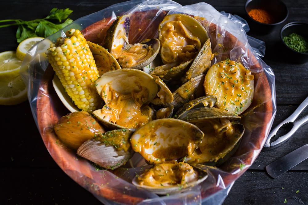 Order Boiled Little Neck Clam food online from Oceanic Boil store, Rego Park on bringmethat.com