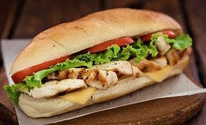 Order Grilled Chicken Sub - Small 7" food online from Pino Ii Pizzeria & Restaurant store, Nazareth on bringmethat.com