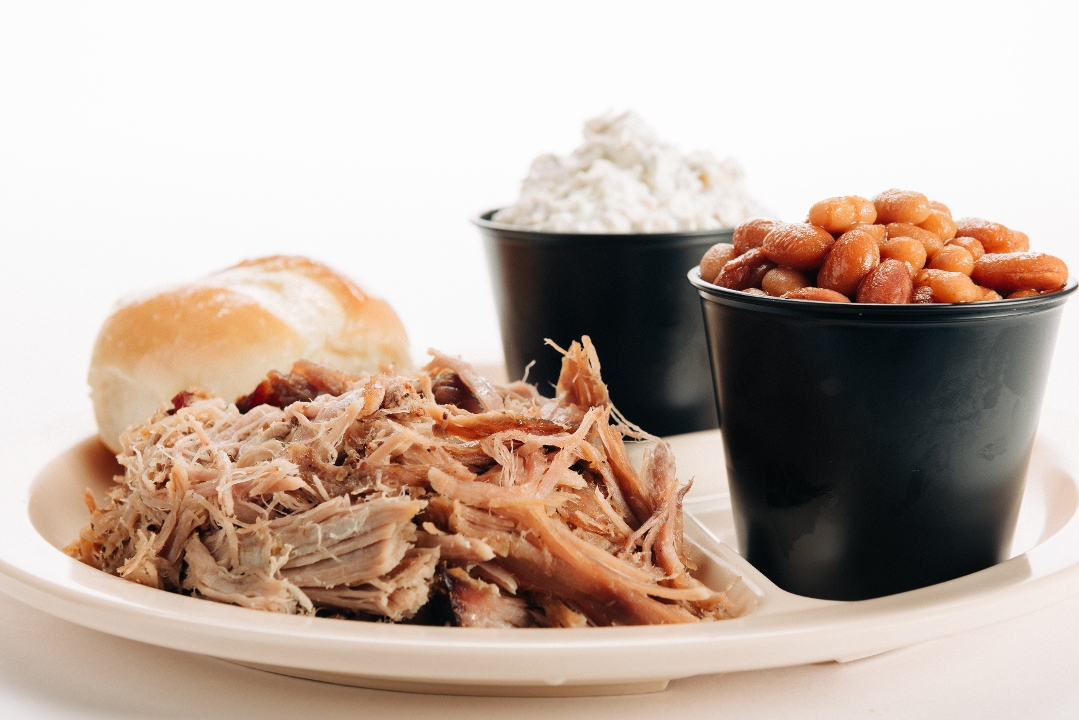 Order Pulled Pork Plate food online from Whole Hog Cafe store, Cherry Hill on bringmethat.com