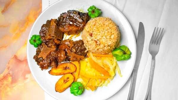 Order Oxtails food online from Caribbean Hut store, Gastonia on bringmethat.com