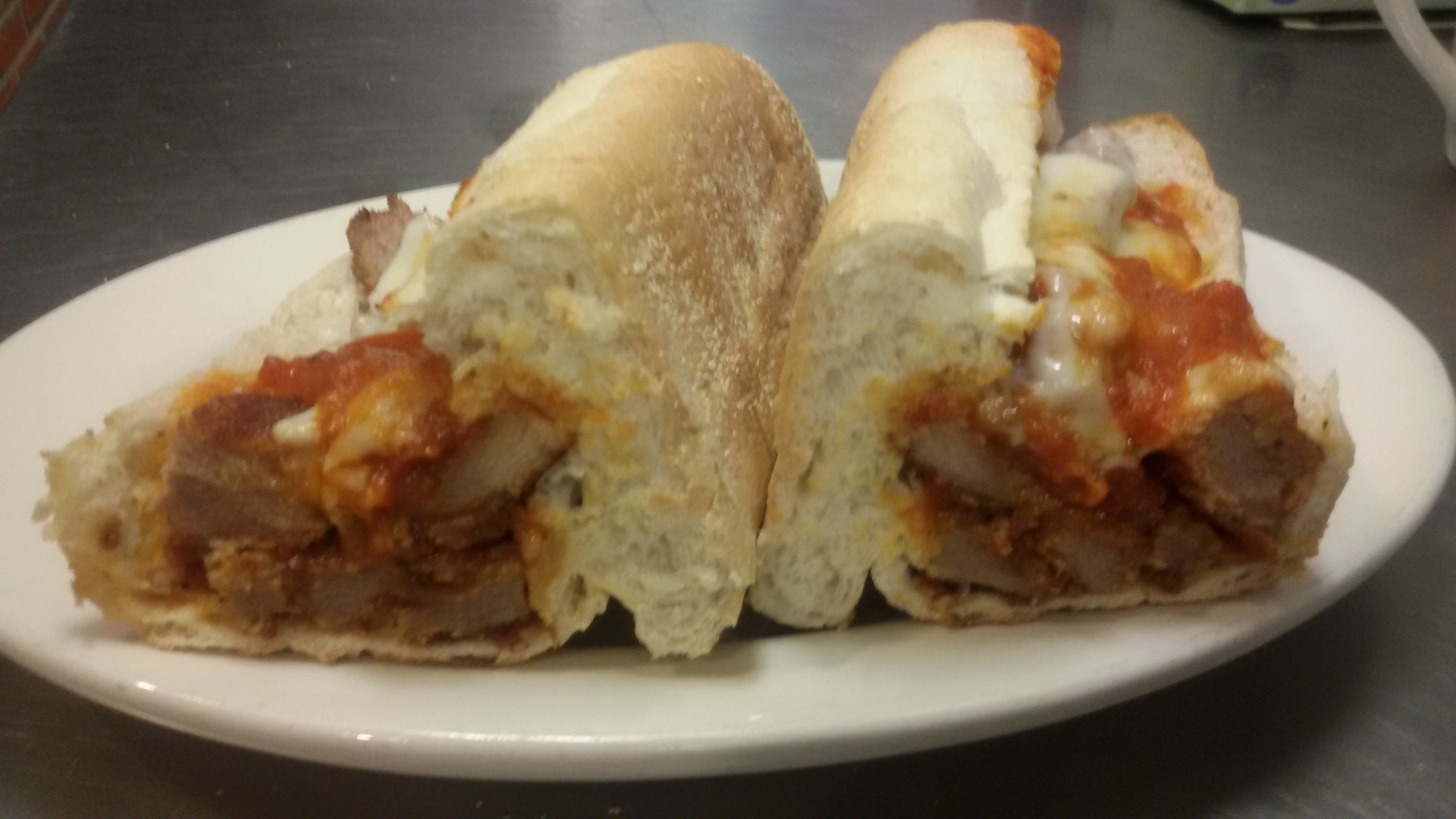 Order Meatball Hot Sub food online from Brothers Pizza store, Tyngsboro on bringmethat.com