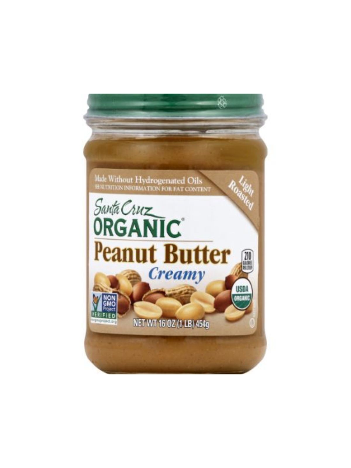 Order Santa Cruz Organic Creamy Peanut Butter (16 oz) food online from Stock-Up Mart store, Marietta on bringmethat.com