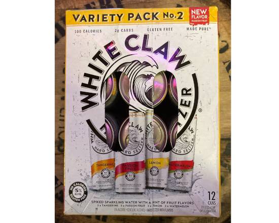 Order White Claw Variety Pack #2, 12pk-12oz can hard seltzer (5.0% ABV) food online from Chris's Liquor- 2203 S Lamar Blvd store, Austin on bringmethat.com