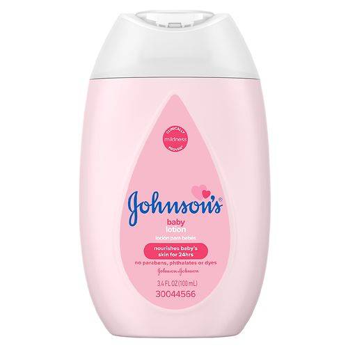 Order Johnson's Baby Moisturizing Pink Baby Lotion With Coconut Oil - 3.4 fl oz food online from Walgreens store, Akron on bringmethat.com