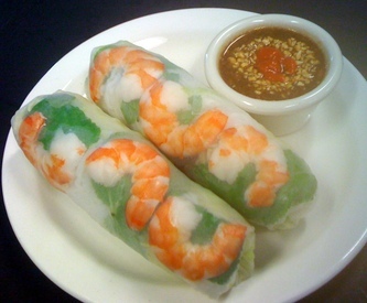 Order A2. Shrimp Spring Rolls (2) food online from Pho Crystal store, Fairview on bringmethat.com