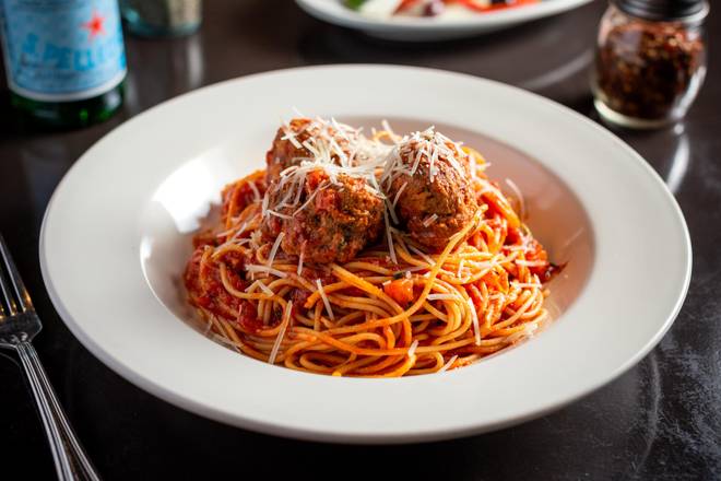Order Spaghetti with Meatballs food online from The Pasta Bowl store, Chicago on bringmethat.com