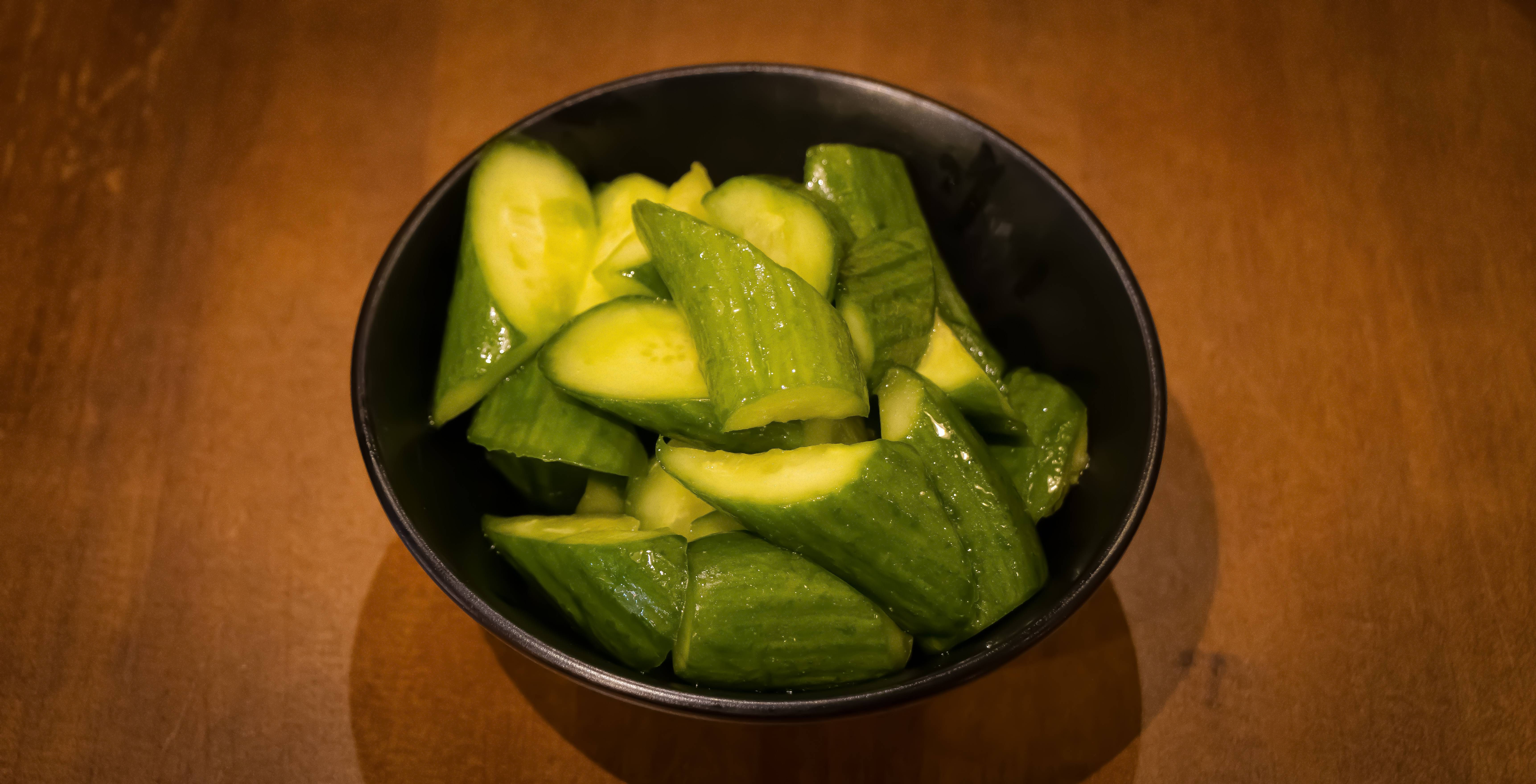 Order A3. Cold Cucumber in Sesame Oil food online from Northern Cafe store, Los Angeles on bringmethat.com