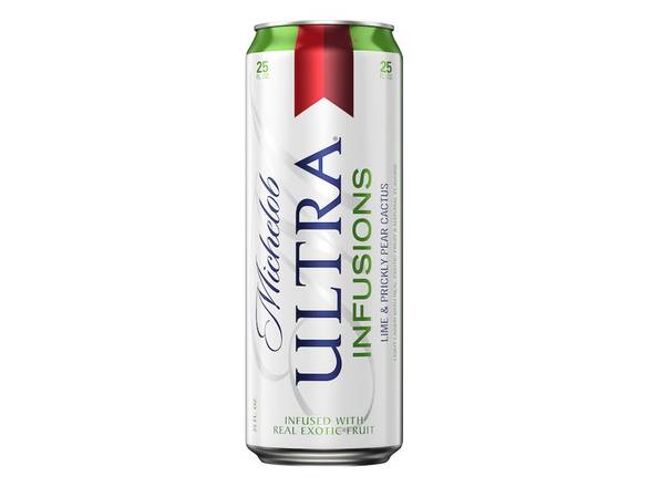 Order Michelob Ultra Infusions Lime & Prickly Pear Cactus - 25oz Can food online from American Spirits Beverage Co store, Dallas on bringmethat.com
