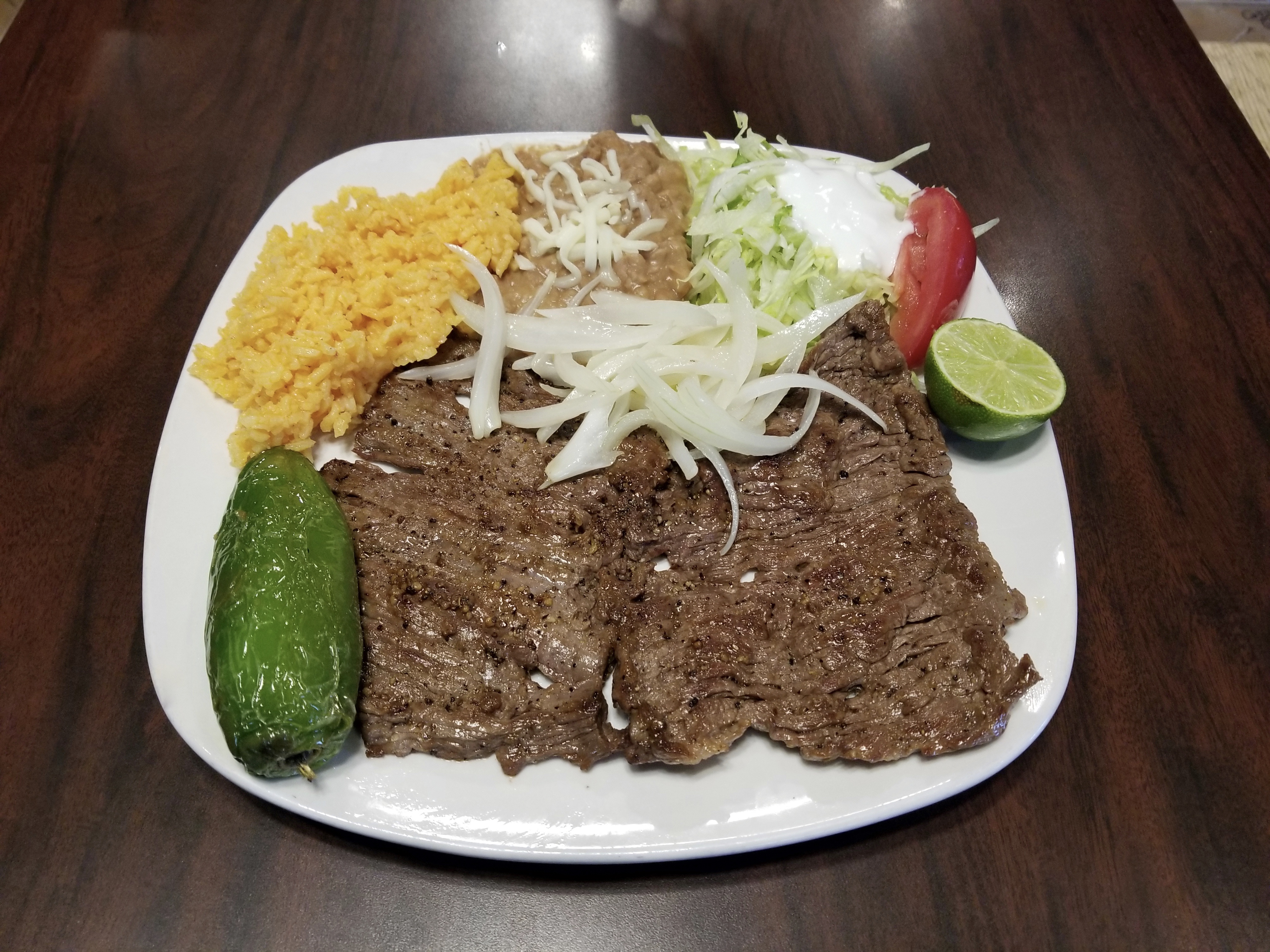 Order Carne Asada food online from Martinez Tacos Restaurant store, Kankakee on bringmethat.com