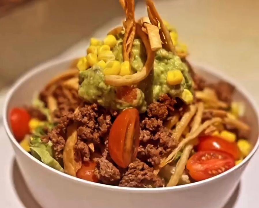Order Tijuana Taco Salad food online from The Humble Toast store, Teaneck on bringmethat.com
