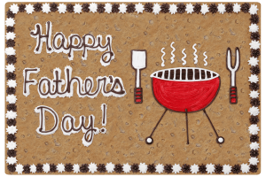 Order Happy Father's Day Grill Cookie Cake food online from American Deli on Broad St. store, Athens on bringmethat.com