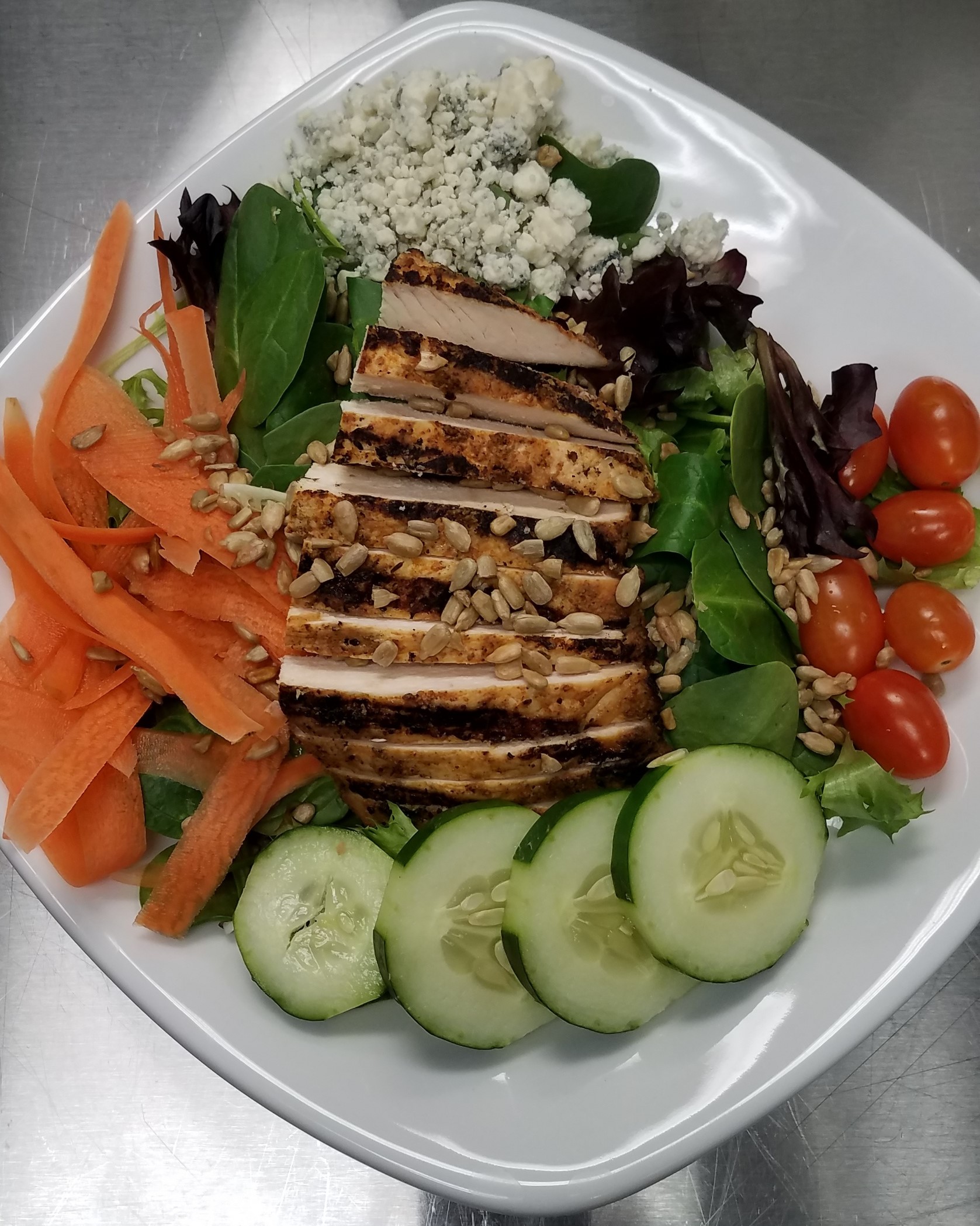Order Blackened Blue Salad food online from Collective Cafe store, Matthews on bringmethat.com