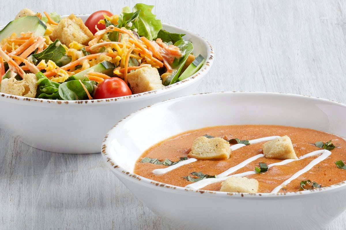 Order Half Salad & Cup Soup Pick A Pair food online from Newk store, Newnan on bringmethat.com