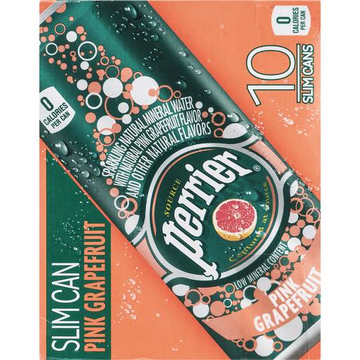 Order Perrier Grapefruit Sparkling Water Slim Can (250 ML) 122131 food online from Bevmo! store, Chico on bringmethat.com