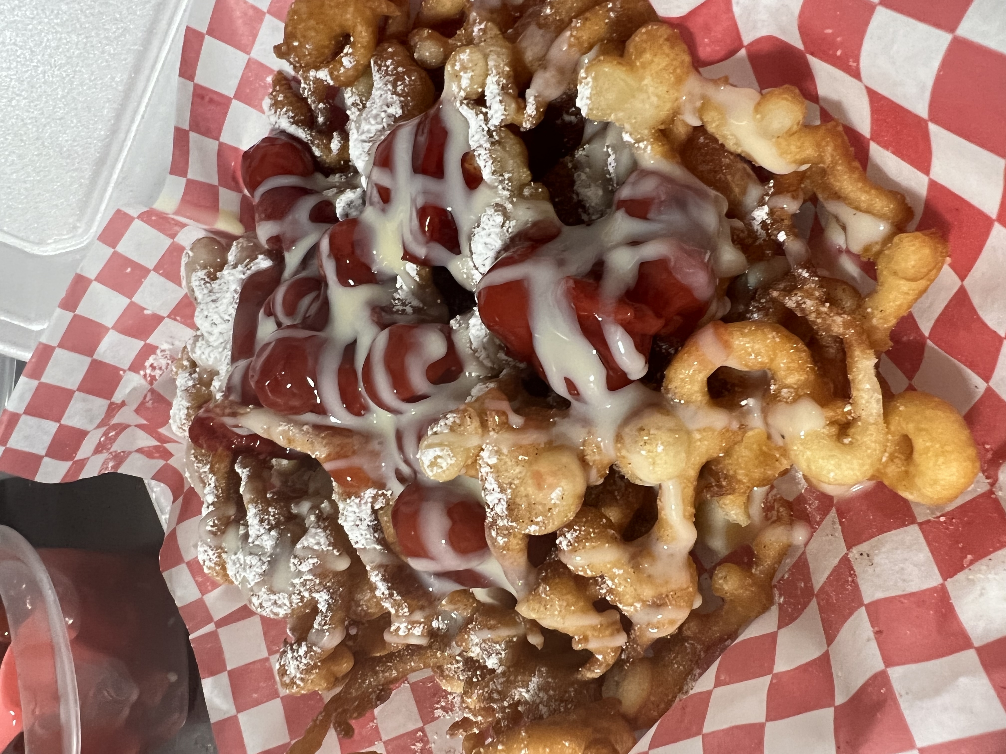 Order Churro Fries food online from M & M Carnival Foods store, Midland on bringmethat.com