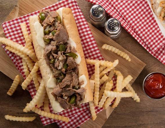 Order Philly Cheesesteak food online from Mr. Submarine store, Downers Grove on bringmethat.com