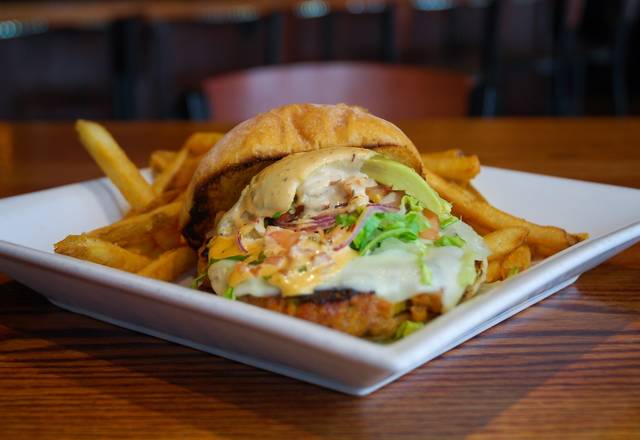 Order Turkey Burger food online from Tap House Grill store, Algonquin on bringmethat.com