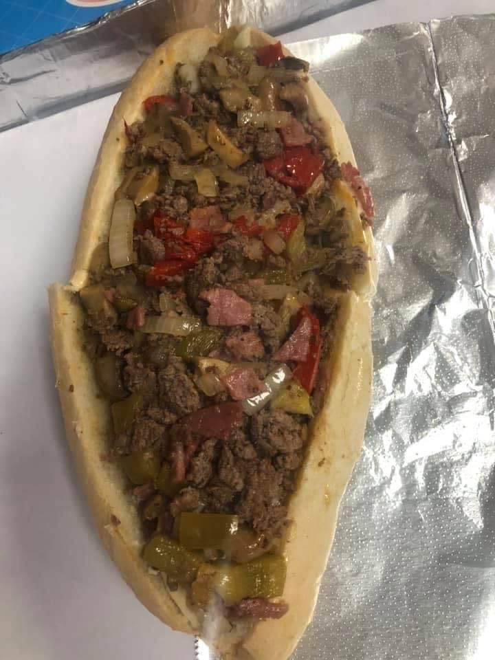 Order Steak Bomb Sub - Small food online from Phillip's Roast Beef & Pizza store, Rowley on bringmethat.com