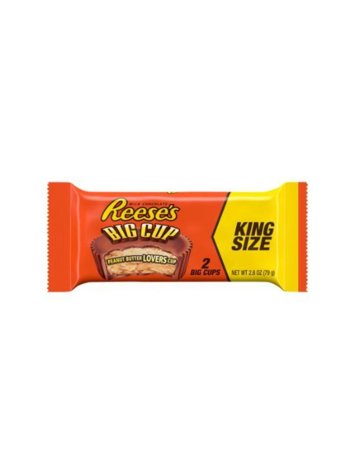 Order Reese's Big Cups King Size (2.8 oz) food online from Stock-Up Mart store, Marietta on bringmethat.com