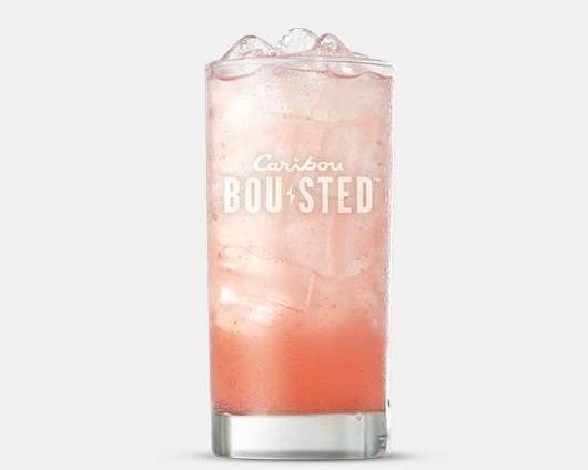 Order BOUsted Cherry Limeade food online from Caribou Coffee store, Cedar Rapids on bringmethat.com