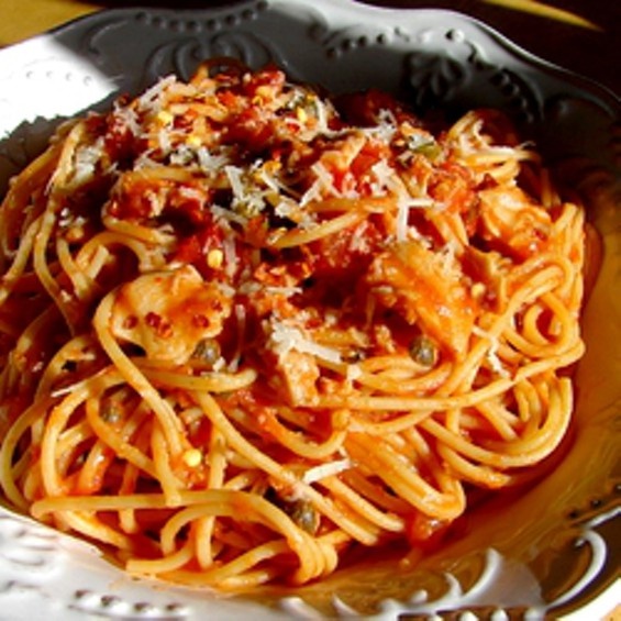 Order Pasta with White Clam Sauce food online from Little italy pizza store, Brooklyn on bringmethat.com