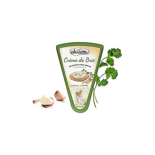 Order Alouette Creme de Brie Garlic & Herbs 5oz food online from Everyday Needs by Gopuff store, Redding on bringmethat.com