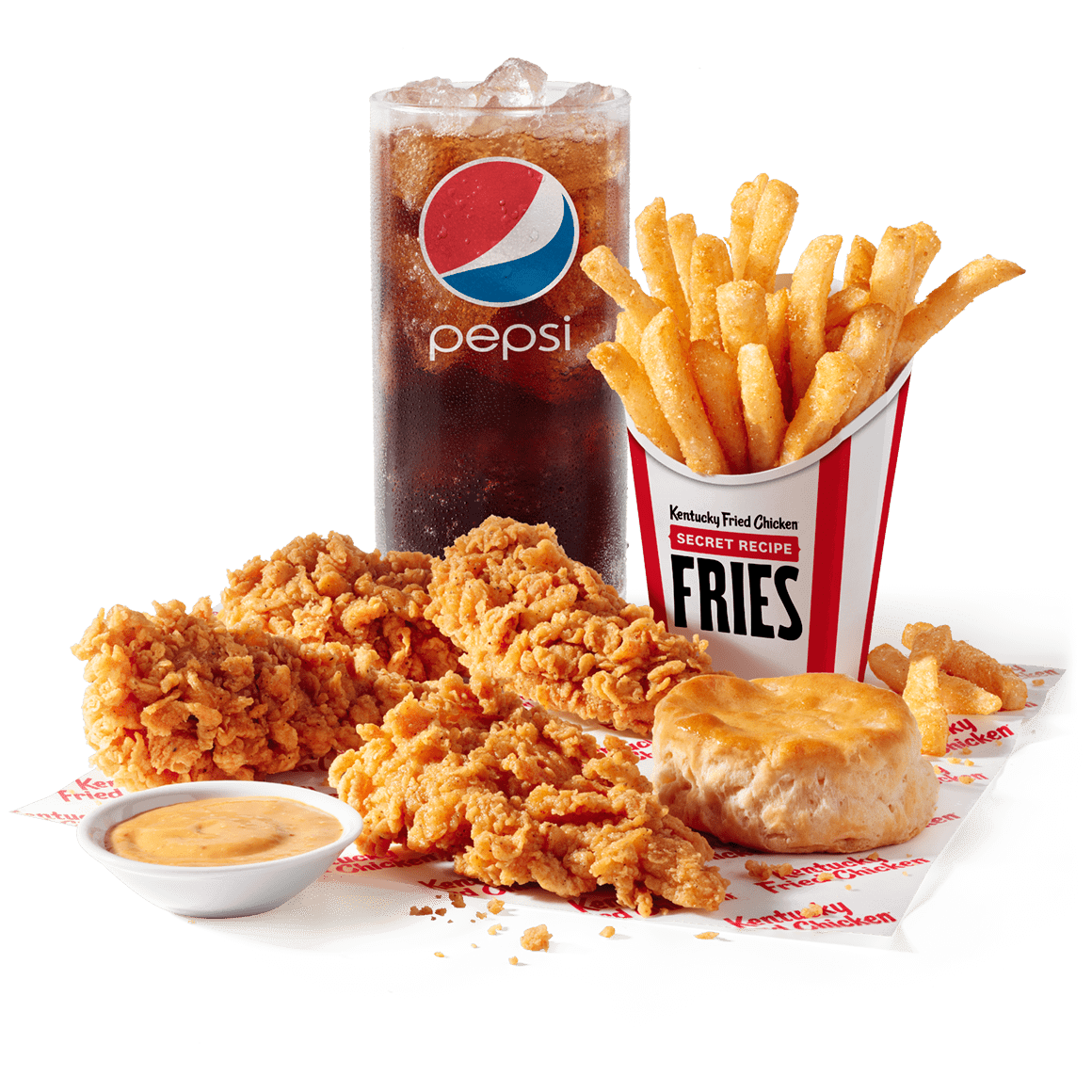 Order 4 pc. Tenders Combo food online from KFC store, Kannapolis on bringmethat.com