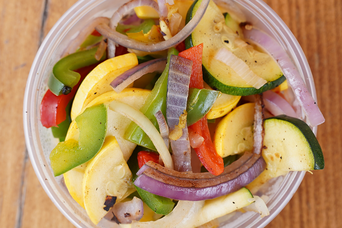 Order Grilled Fajita Veggies food online from Sharky Woodfired Mexican Grill store, Beverley Hills on bringmethat.com