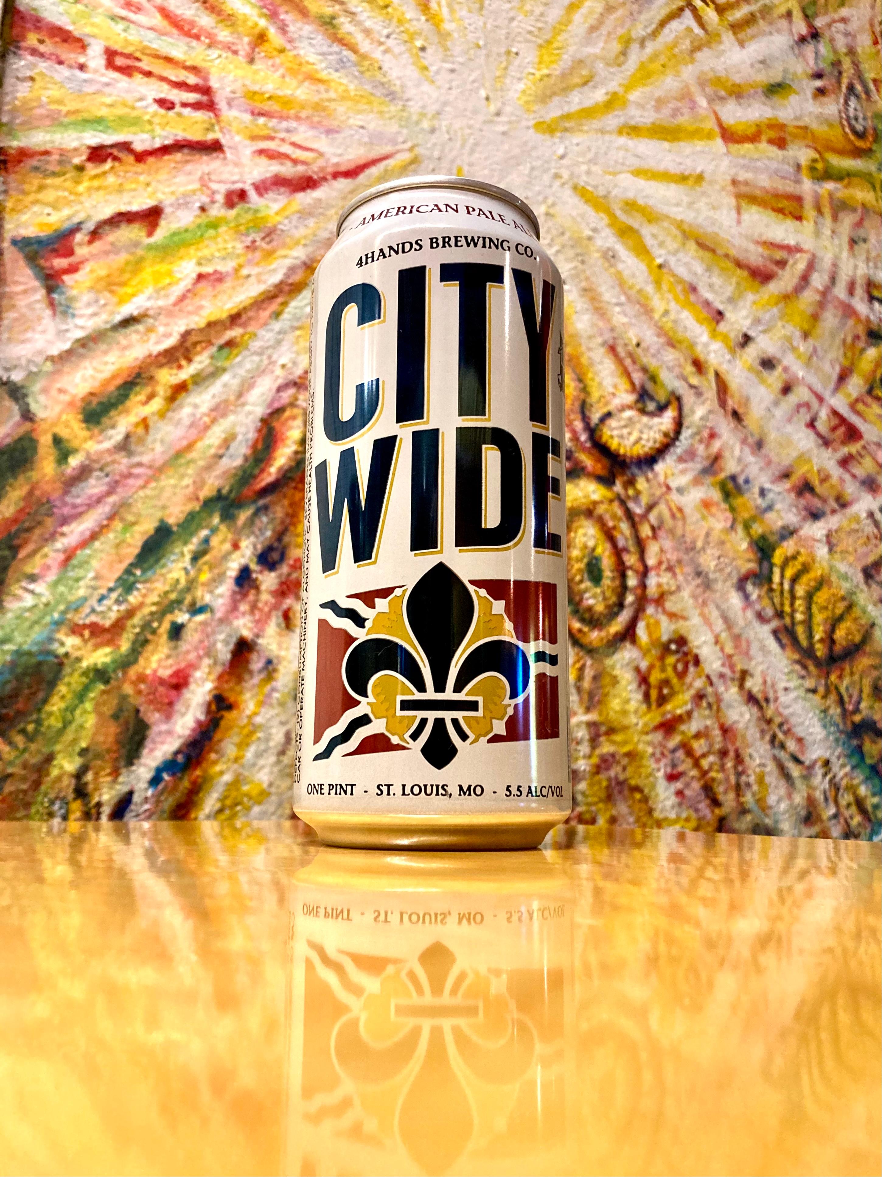 Order 4 Hands - City Wide Pale Ale food online from Steve Hot Dogs Tower Grove store, Saint Louis on bringmethat.com