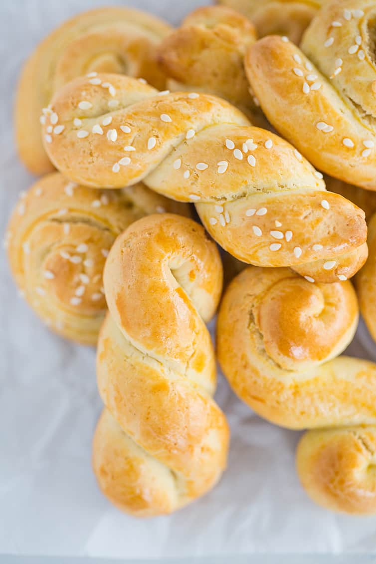 Order Homemade Traditional Koulourakia (Greek Easter Cookies) food online from Gyroland store, Rockville on bringmethat.com