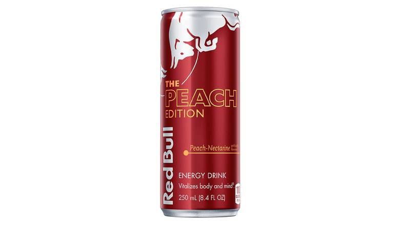 Order Red Bull Energy Drink Peach food online from Red Roof Market store, Lafollette on bringmethat.com