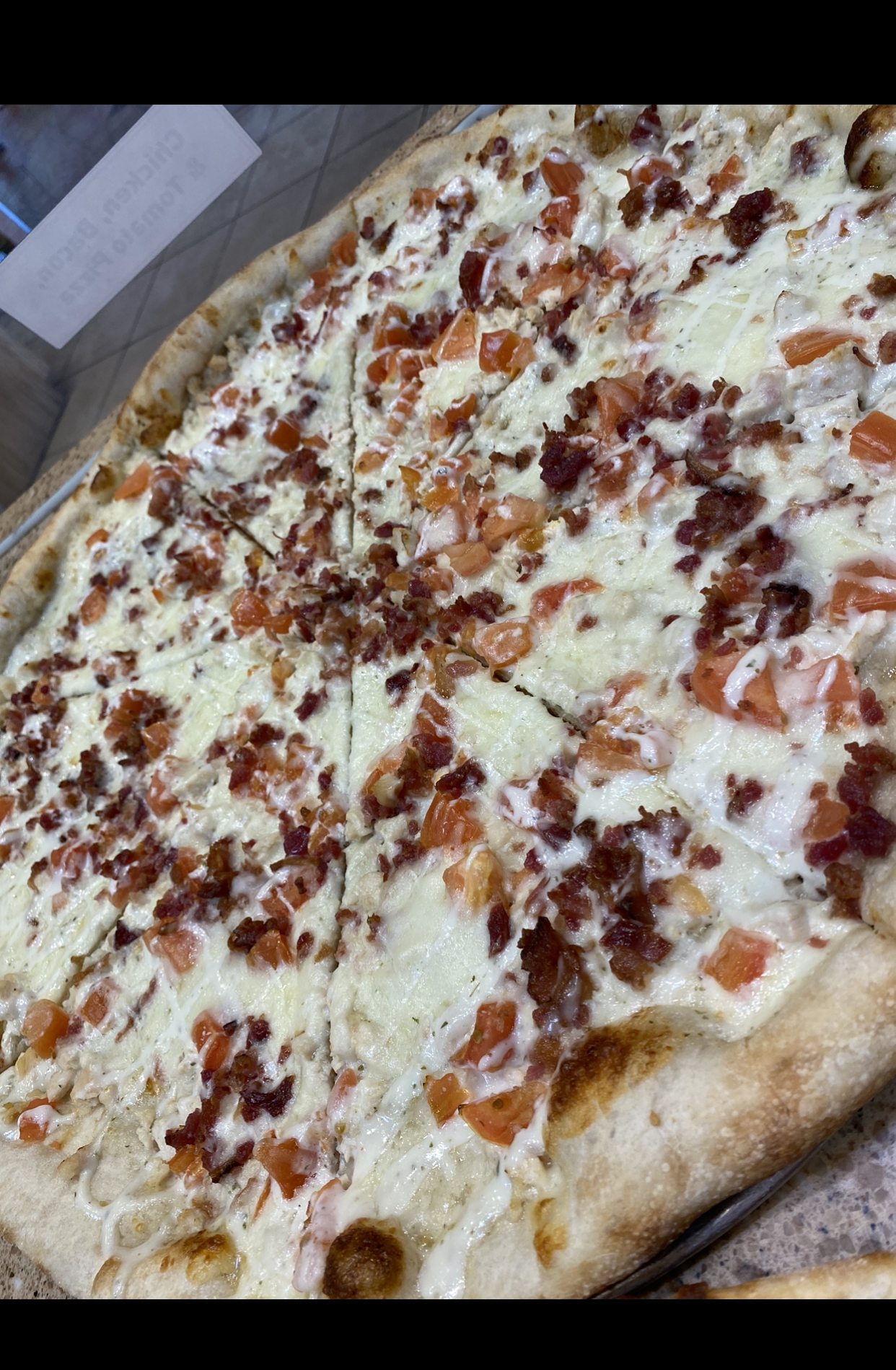 Order Chicken, Bacon, and Tomato Pizza food online from Dino Italian Restaurant store, Wilkes-Barre on bringmethat.com
