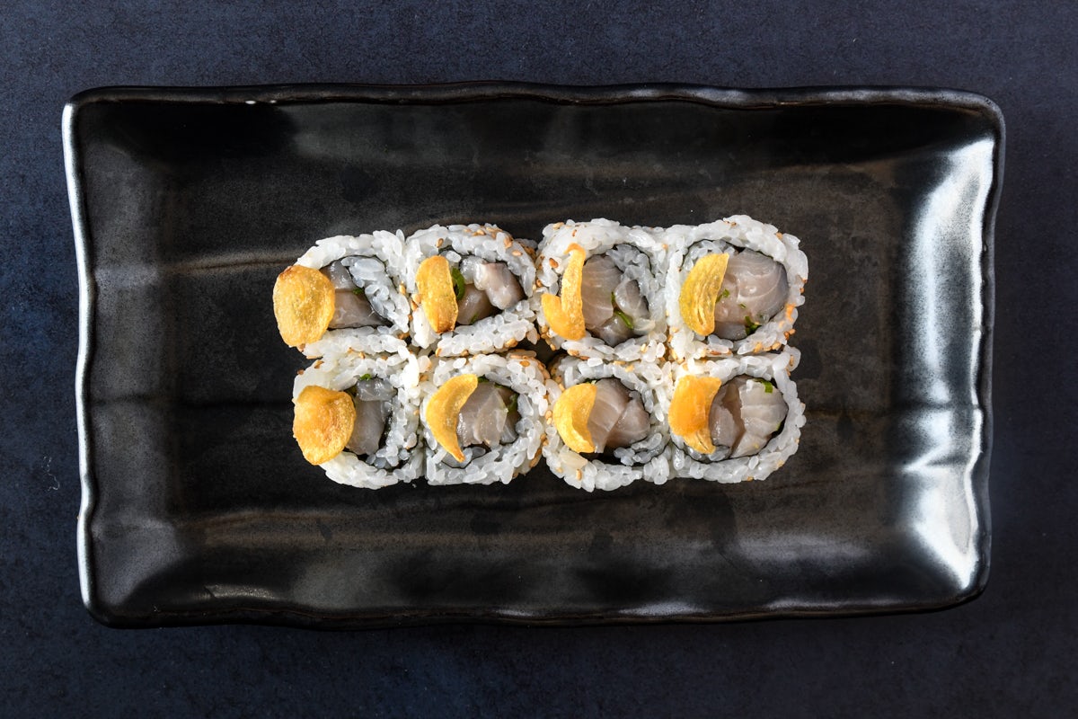 Order *NEGI YELLOWTAIL food online from Blue Sushi Sake Grill store, Omaha on bringmethat.com