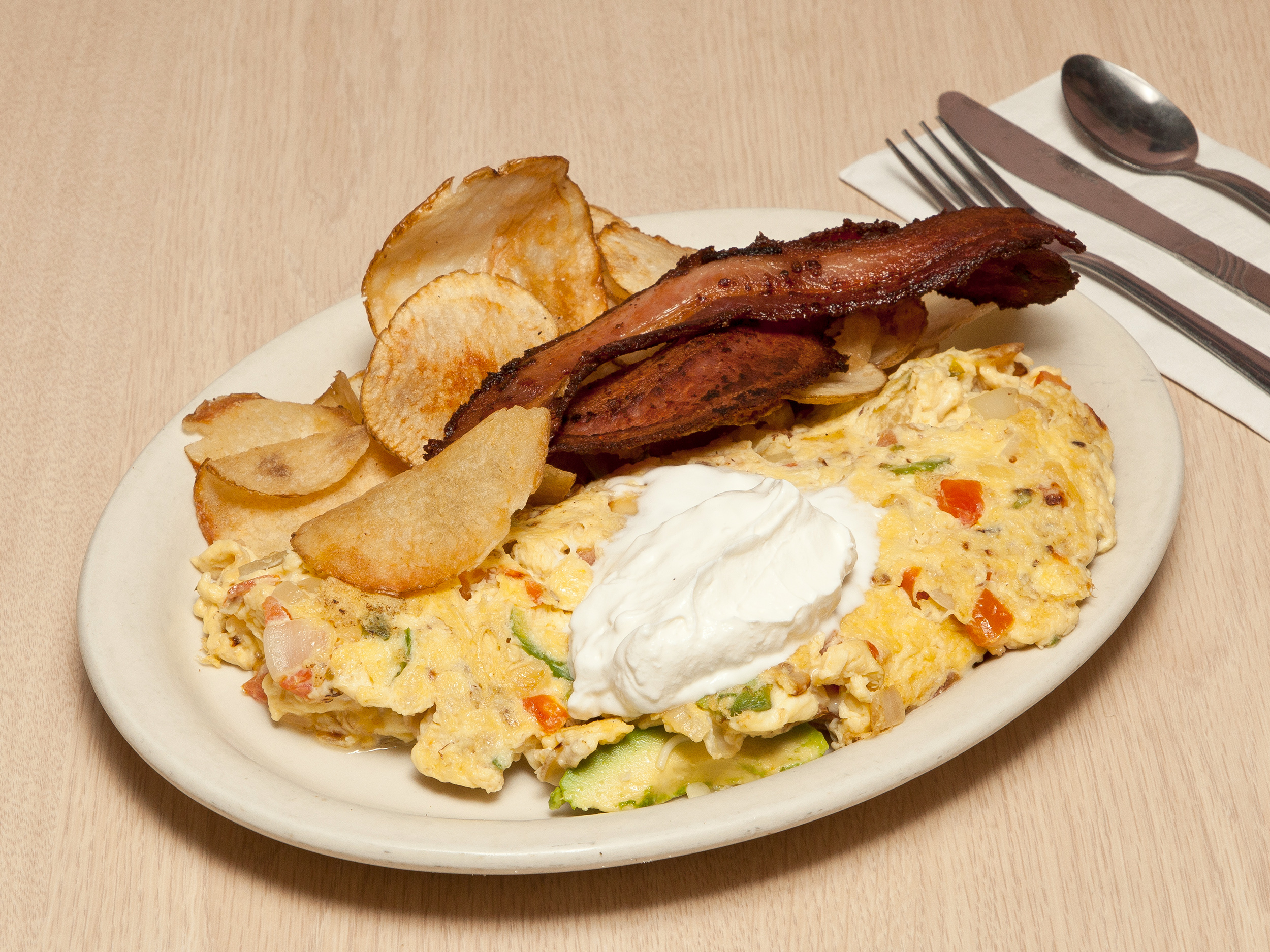 Order Mexican Omelet food online from Omelet House 50's Diner store, Las Vegas on bringmethat.com