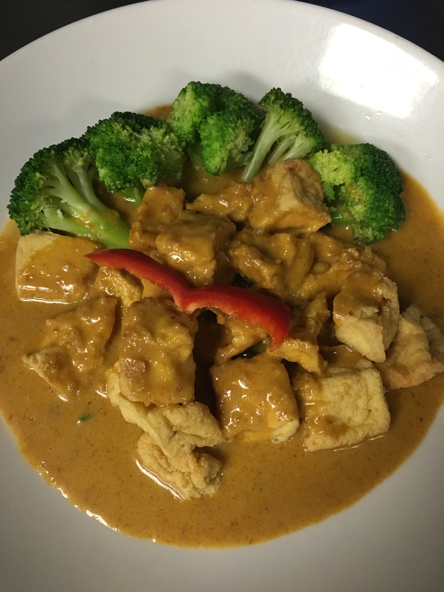 Order Panang Crispy Tofu Curry Lunch food online from Haad Thai store, Washington on bringmethat.com