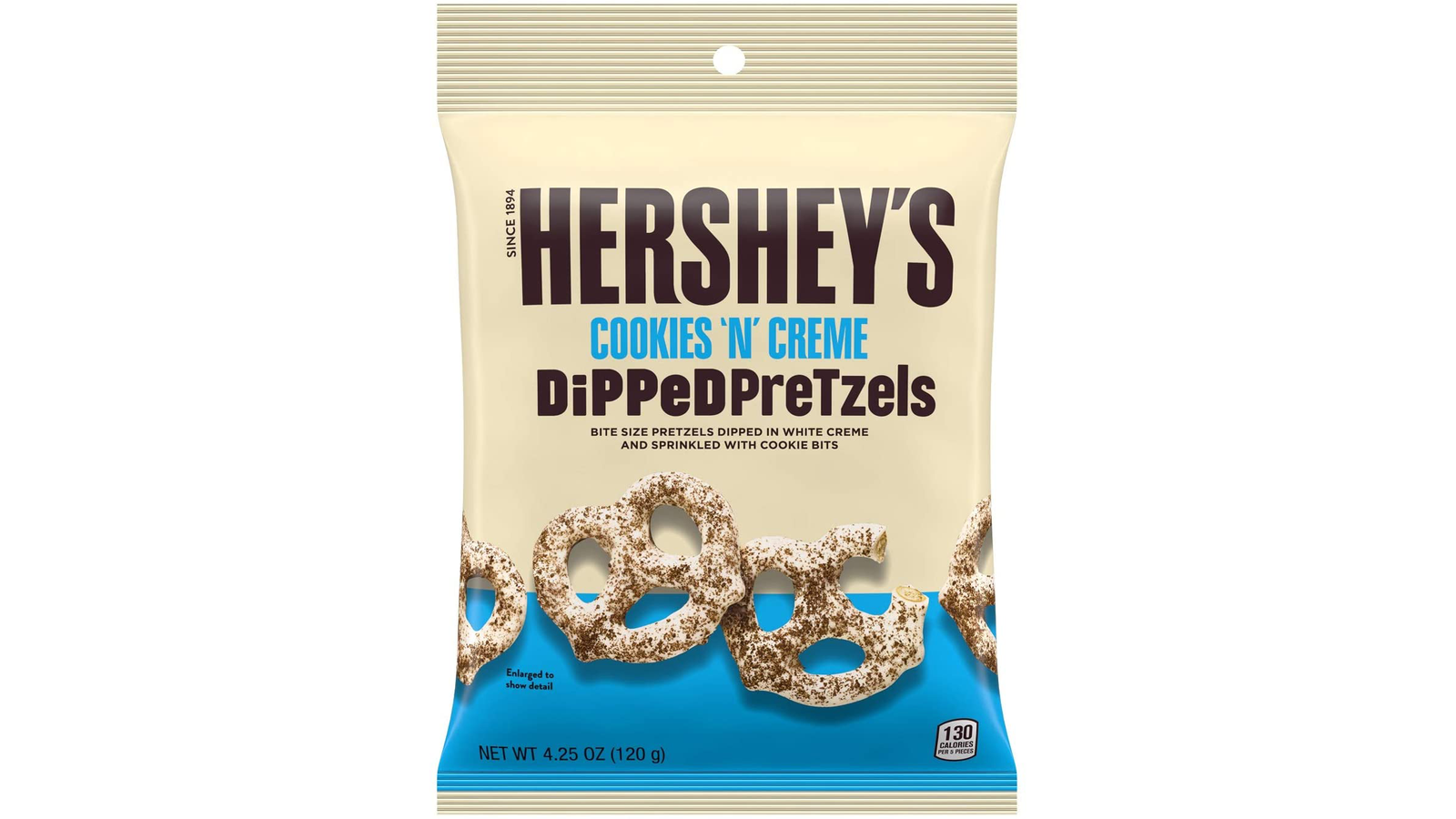 Order Hershey's Cookies n Cream Dipped Pretzels food online from Lula Convenience Store store, Evesham on bringmethat.com