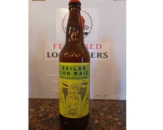 Order Bailmar Con Maiz Mexican Lager 22 oz bottle (Big Barn Brewery) (5.3% ABV) food online from Colbert Trading Co store, Colbert on bringmethat.com