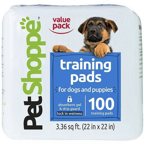 Order PetShoppe Dog Training Pads - 100.0 ea food online from Walgreens store, TAYLOR on bringmethat.com