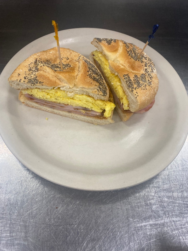 Order Canadian Bacon & Eggs Sandwich food online from Bedford Diner store, Bedford Hills on bringmethat.com