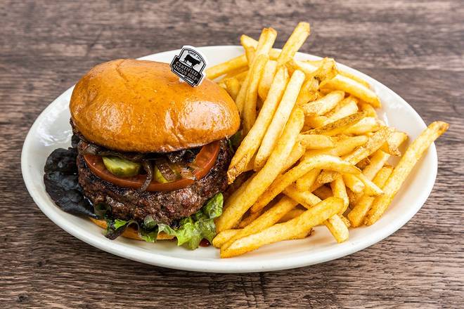 Order Classic Burger food online from Wood Ranch Bbq & Grill store, Anaheim Hills on bringmethat.com