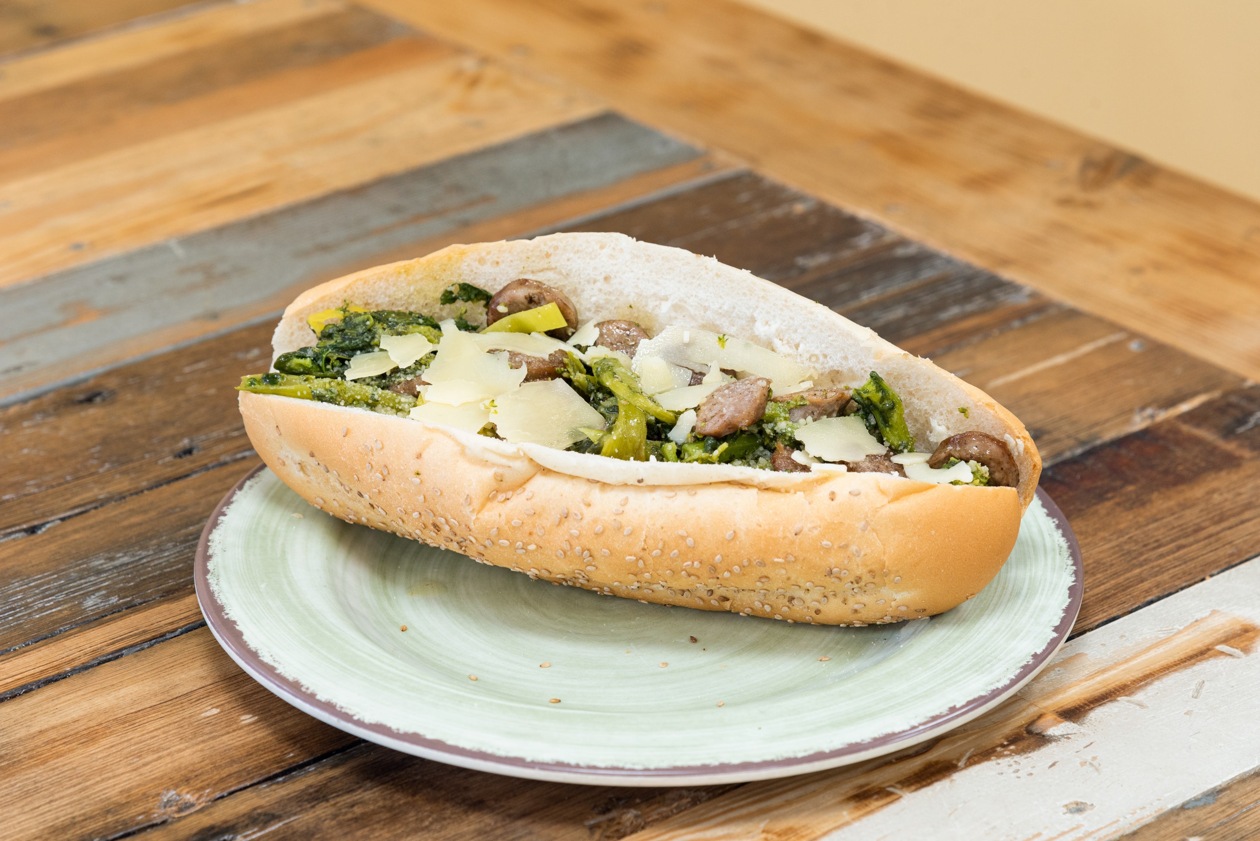 Order Sausage Ariano Sub - Small food online from Milano's Delicatessen store, East Boston on bringmethat.com