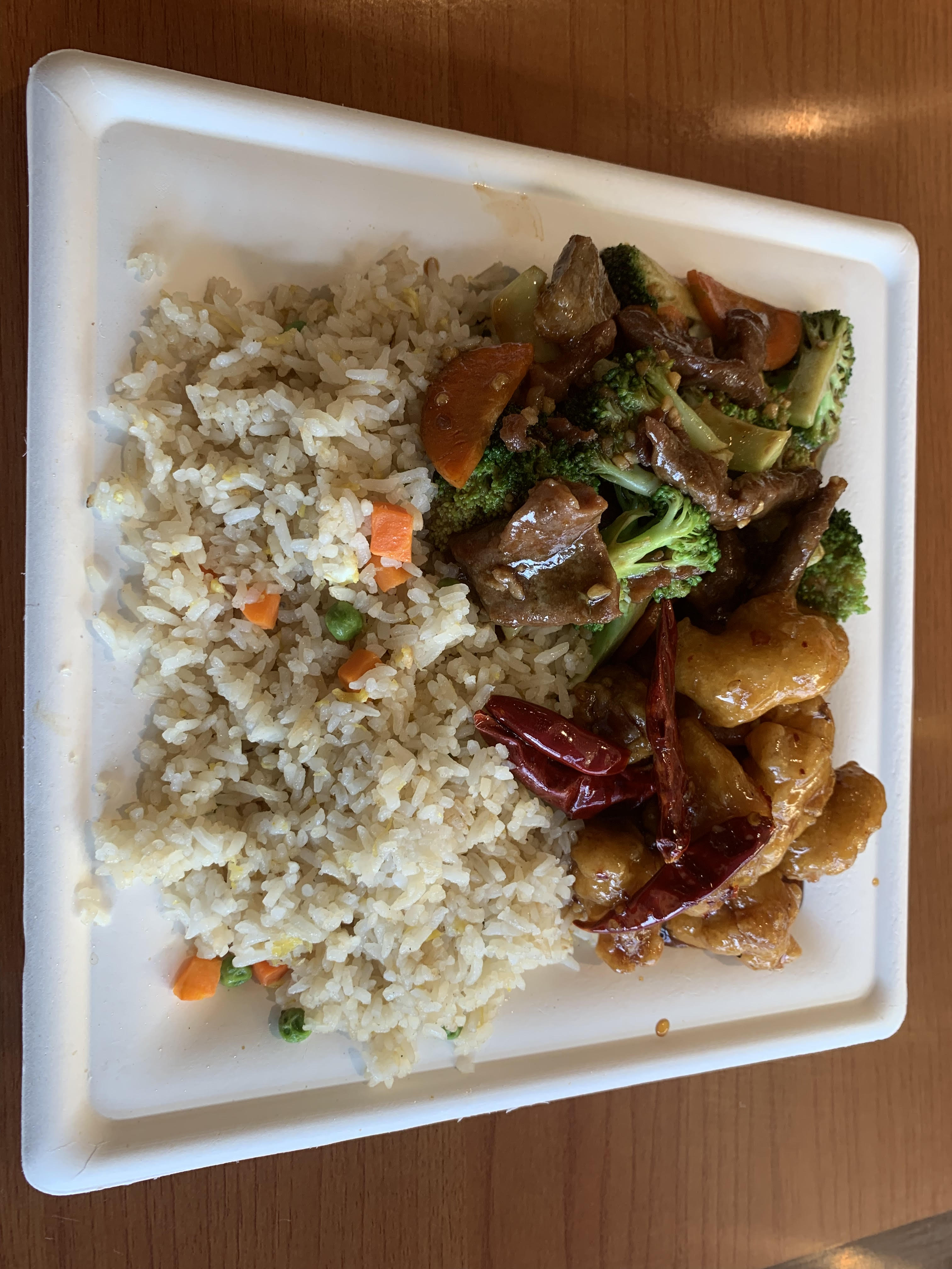 Order 2 Entrees Meal food online from Fried Rice Express Gourmet store, Salt Lake City on bringmethat.com