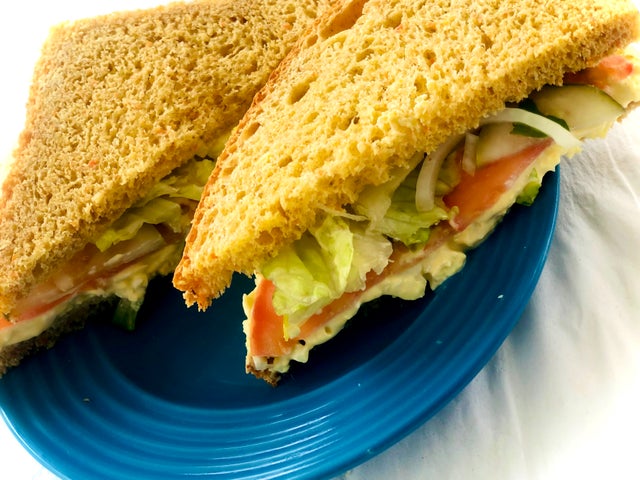 Order Chicken Salad Sandwich food online from Cafe Express store, Davenport on bringmethat.com