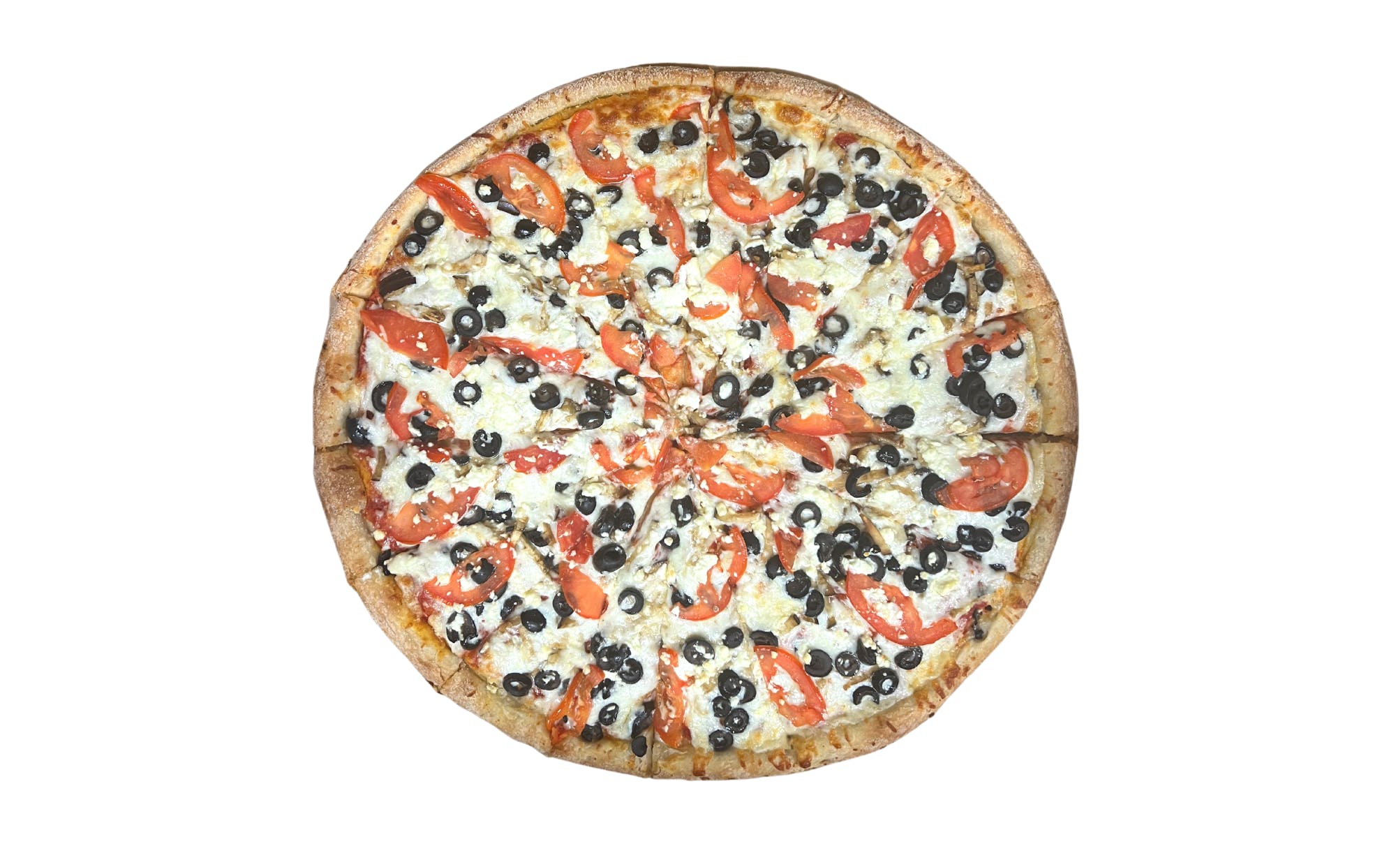 Order Greek Style Pizza - Small 10'' (8 Slices) food online from Pizza Ponte store, Oakland on bringmethat.com