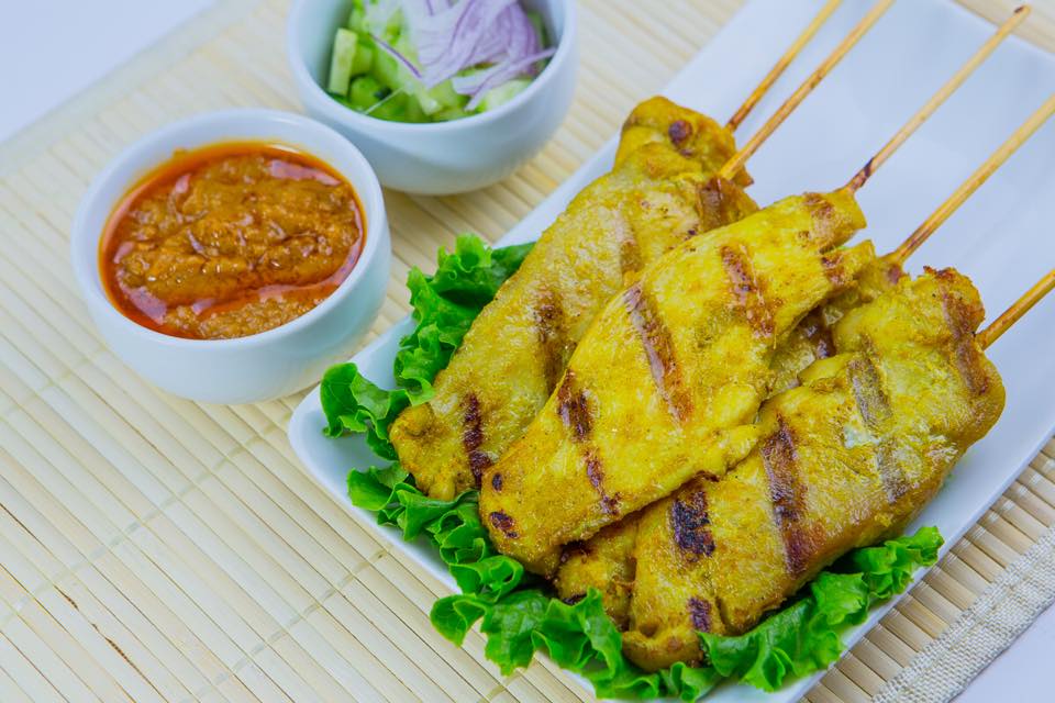 Order Chicken Satay food online from Thai Casa Restaurant store, Montebello on bringmethat.com
