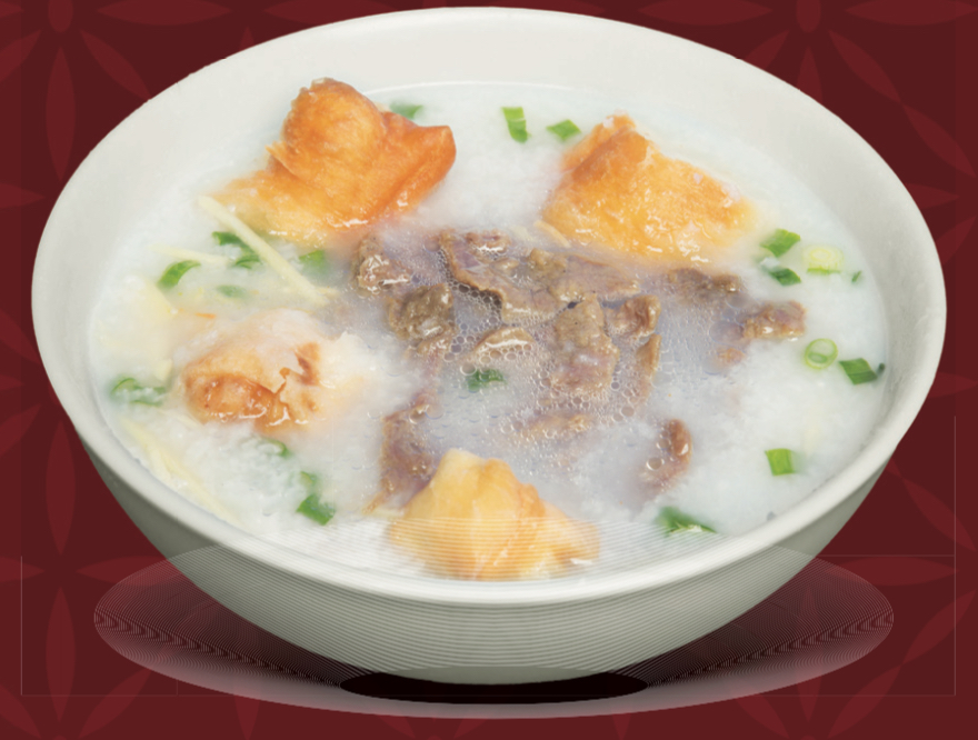 Order 27. Chiu Chow Beef Porridge food online from Kim Chuy Restaurant store, Los Angeles on bringmethat.com