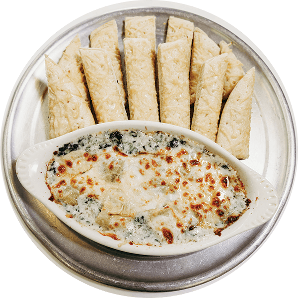 Order Spinach Alfredo Dip - Appetizer food online from Pier 49 Pizza store, American Fork on bringmethat.com