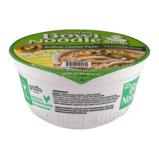 Order Paldo Bowl Noodle Soup Chicken Flavor food online from Pepack Sunoco store, Peapack on bringmethat.com